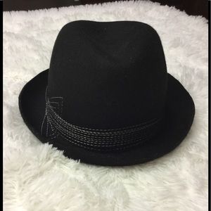 NINE WEST Wool Fedora Hat
